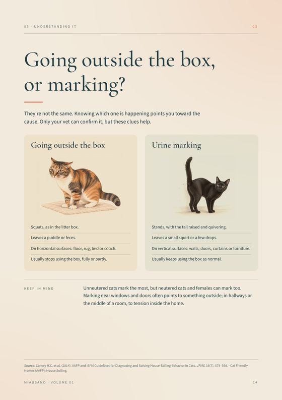 Going outside the box, or marking?
